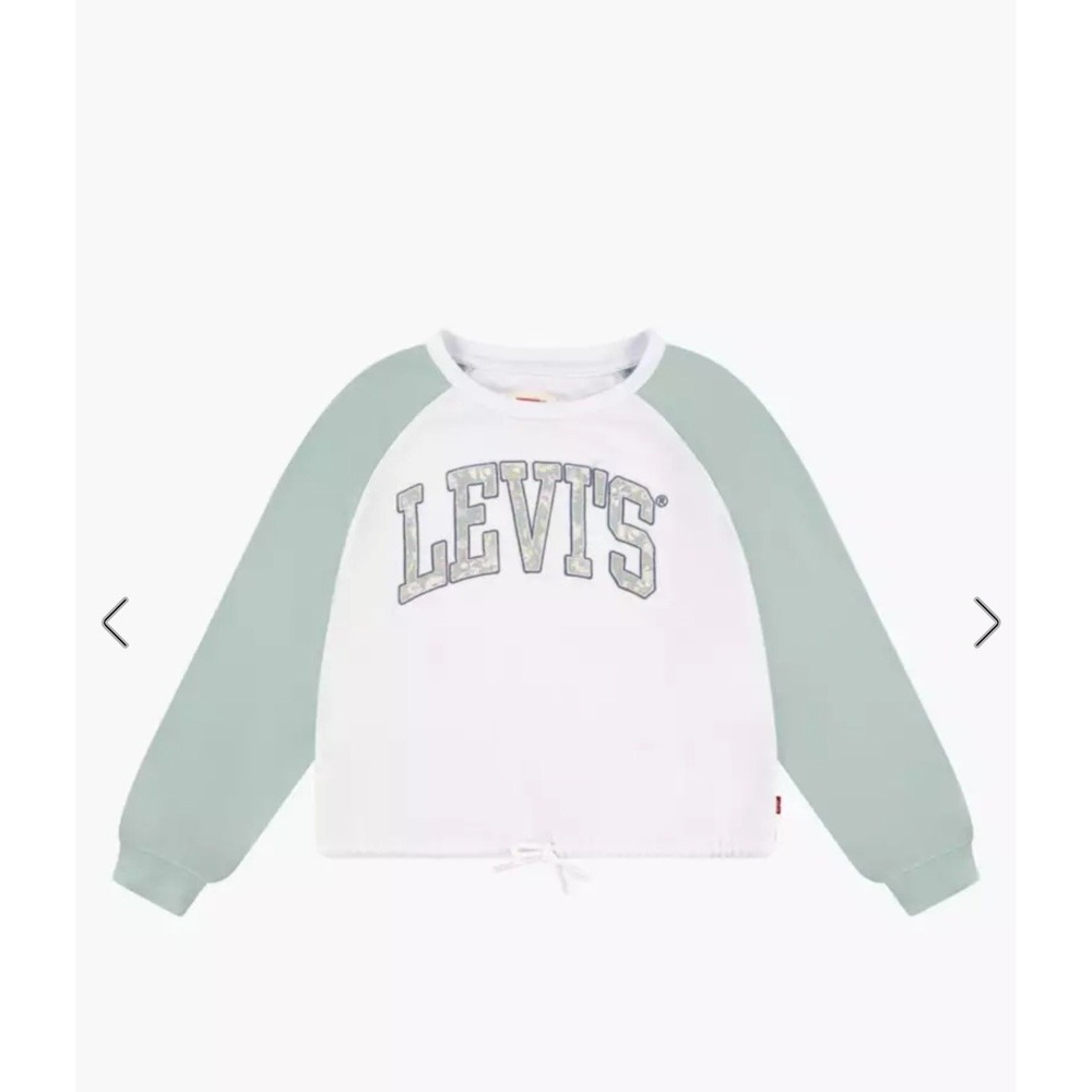 LEVI Collegiate Floral Crewneck Big Girls 7-16